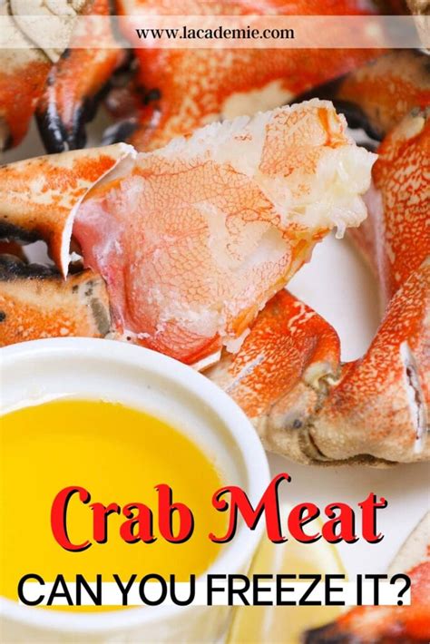 can you freeze fresh crab